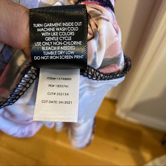 NWT Torrid Skater Midi Dress-Studio Knit Lace Floral Black Size 4X - Picture 9 of 11